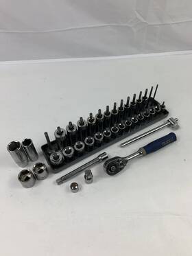 Exp38mmss Expert Mac 35 Piece 3/8 Inch Drive Metric Chrome General Service Set