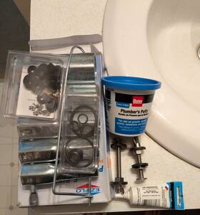 548-773 Ez-flo 45041 5-piece Plumbers Socket Set Mp Tape Faucet Seat Wrench And Valve