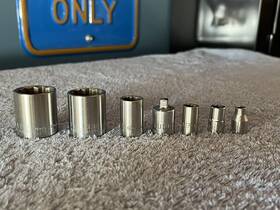 Fuller 041814150161 Japan Socket Assortment. 7 Pieces. 3/8 1/4 Drive. Adapter