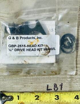 2515 G & B G&b Gpb 1/4 Inch Head With Anvil Kit Usa