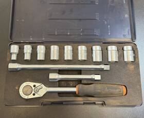 63-7663 Garant 12pc Hex Drive 10-24mm Socket Set 63 7663