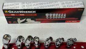80310d Gearwrench 7 Piece 1/4-inch Drive 6 Point Flex Sae Socket Set