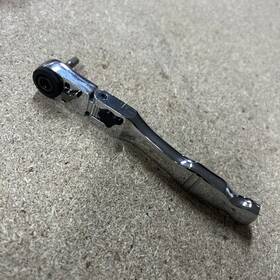 81025 Gearwrench 6 Inch 1/4 Drive And Hex Quick Release Flex Head Slim Ratchet