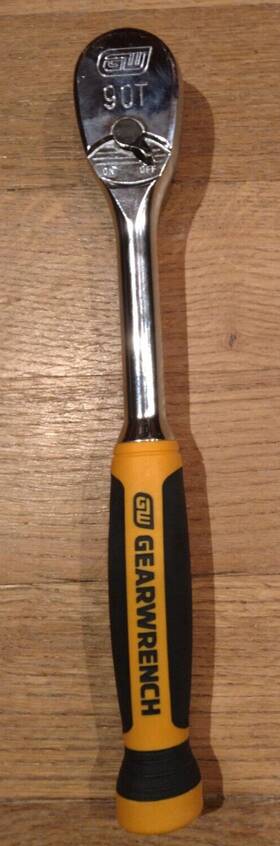 81303t Gearwrench 1/2 Inch 90-tooth Dual Material Teardrop Ratchet