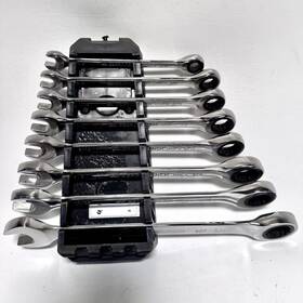 Wmp011593 Gearwrench Tools 796397354177 86695 Sae Combination Ratcheting Wrench Tool Set W Tray
