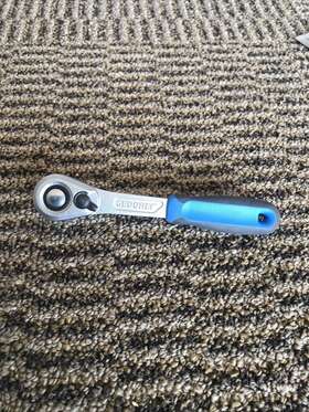 Gr1703749 Gedore 2093 U-20 Reversible Ratchet 1/4 Inch 127 Mm