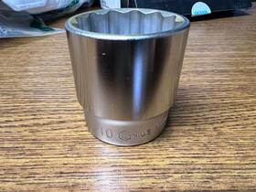 433840 Genius Tools 1/2 Inch Dr. 40mm Hand Socket 12-point
