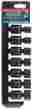 Gm9122 Power Torque Powertorque Tools 3 8 Dr Sae Impact Universal Swivel Head Socket Set 700305691223