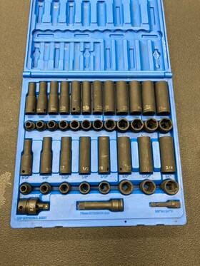 P19003668 Gp Tools 838780001142 Pneumatic Socket Set