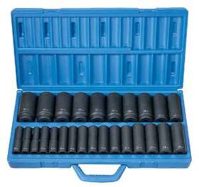 1326md Grey Pneumatic 086000273279 Corp 1/2-inch Drive Deep Length Metric Master Set - 26