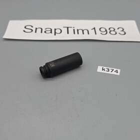 912mdg Grey Pneumatic 1/4 Inch Drive 12mm Magnetic Deep Socket Taiwan