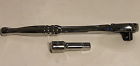 H12fprat 107423 Husky 1 2 In Full Polish 72 Tooth Ratchet Plus 3 Extension New