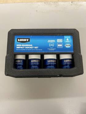 Hhmtb016 Hart Consumer Products 1/2-inch Non-marring Impact Socket Set 4-piece Metric Sockets