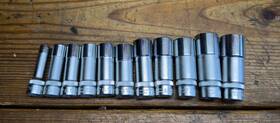 Hz880lg Hazet Hz880lg/10h 880lg/10h 3/8 Inch Deep Socket Set Metric 8- 19 Mm 6 Point 11 Pieces