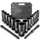 His2a Tacklife Drive Triple Square Impact Socket Set Deep 709202827551