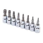 Htptxbs8pcsr Husky Drive Tamper Proof Torx Bit Socket Set New