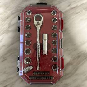 Husky 037103365064 Pass Through Ratchet And Socket Set 3/8 Drive 6-point - Great Condition