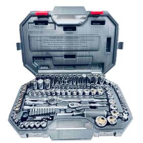 1004712 Husky 119-piece Mechanics Tool Set With 1/4 And 3/8 Inch Drive Sae/metric