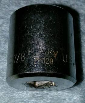 22028 Husky 7/8 Inch 3/8 Drive 6 Point Socket Usa