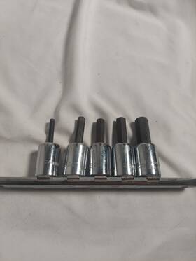 Husky 313024019010 3/8 In Drive Sae Hex Bit Socket Set 5-piece