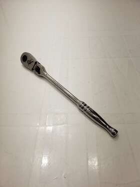 Husky 445013410461 Ratchet Low Profile 3/8 Inch Drive 100-position Chrome Ex-long Handle Handtool