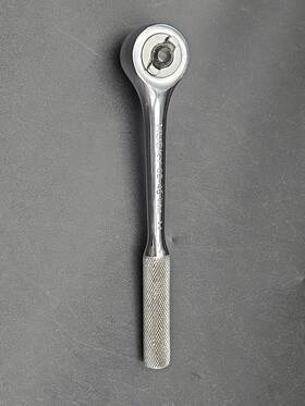 Cb-46 Husky Usa 3/8 Inch Drive 7-1/2 Long Ratchet Vintage