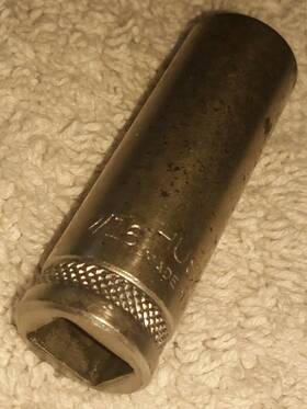 Cbd14 Husky 7/16 3/8 Inch Drive Deep 6pt Socket Usa