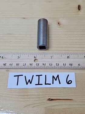 Cbd-616 Husky Cbd616 Usa - 3/8 Inch Drive 1/2 Semi Deep Mid Depth 6 Point Socket
