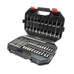 H268pcmsbs Husky Master Socket And Bit Set 1/4 Inch 3/8 1/2 Drive Metric/sae 268-pcs