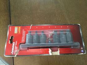 Himp7pctx Husky 1005 000 054 6-piece Torx Impact Socket Set 1/2 Inch Dr. T40/45/47/55/60/70