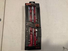 E123ws-7 Icon Professional Ratcheting E123ws Inch Drive Impact Socket Extension Set