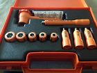 R.400avse Insulated Socket 1 "drive Set 10 Pc Metric 4 Facom .400avse