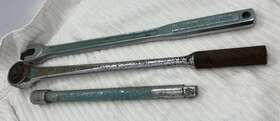Ref95338 Jh Williams & Craftsman Vtg 3- Piece 1/2 Drive Ratchet 15ftft Flex Head Breaker Bar Extension 9 1/2ft