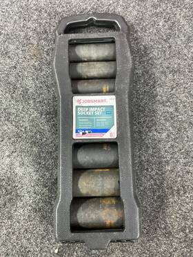 1252255 Jobsmart 1038281 8 Piece Deep Impact Socket Set