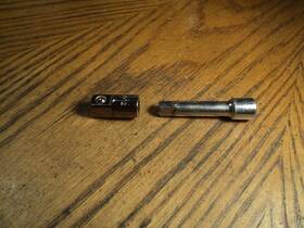 711512 Kd Vintage 1/4 Inch Socket Extension And 3/8 Adapter Tool No. Usa
