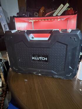 5813641 Klutch 3/8in And 1/2in Drive Impact Socket Sets Chrome Molybdenum Sae 94pc C6