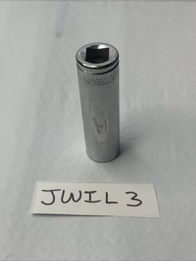 04163 Kobalt 11/16 Inch Deep Socket 6 Point #04163 1/2 Drive - Free Usa Shipping