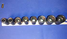 22448 Kobalt 8-pc Standard Sae 1/2 Inch Drive 6-point Impact Socket Set 7/16 - 7/8