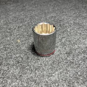 337743 Kobalt 1 Inch 1/2 Drive 12pt Sae Socket- Red Stripe