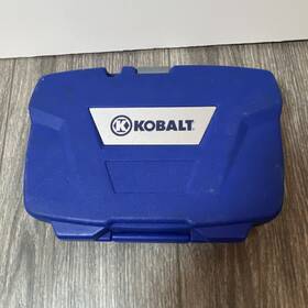 8008071 Kobalt 20-piece Ratcheting Steel Socket Set Metric/standard Holder Blue