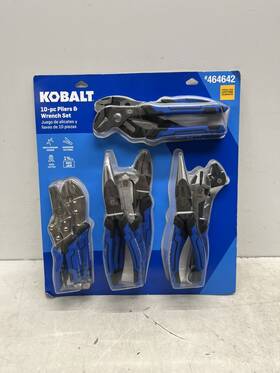 P03062529 Kobalt Tools 0464642 10pc Plier And Wrench Set