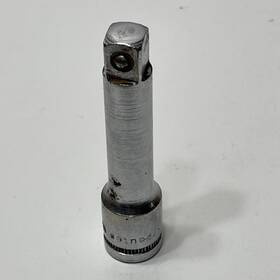 32062 Kraeuter 3 Inch 3/8 Drive Socket Extension Usa Made Vintage Knurled Chrome