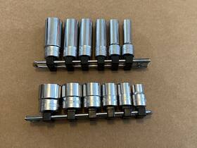 Ntb315ba Kyoto Machine Tool Ktc Socket Set 3/8 Drive 12 Pieces Made In Japan