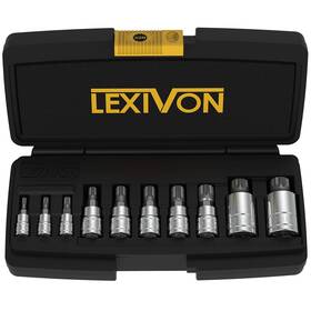 Lexivon 840025201330 Xzn Triple Square Spline Bit Socket Set Premium S2 Alloy Steel 10-piece Eu