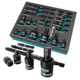 Libraton 630808005367 20pcs Socket Adapter And Reducer Set Impact Adapters Includes Cr-v R