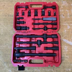Lindei 445044863823 Llndei 43pcs Drive Tool Socket Accessory Set 1/4 3/8 1/2-inch