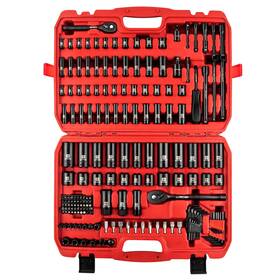 Llndei 768531972455 1/4 And 3/8 Inch Drive Impact Socket Set 186 Pieces Metric Standard Full S