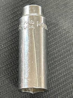 Md166r M A C Mac 1/4 Drive Deep 6pt Socket 1/2 Inch Usa Made