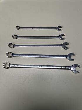 Cl14l-cl22l Mac Tools Precision Torque 12-point Wrench Set 5 Piece Nice #8e2