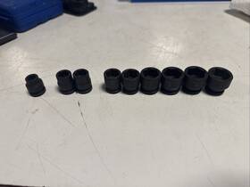 E040210-e040203 Mac Tools Expert 12 Piece Metric Short Socket Set Missing 3 See Pics T12